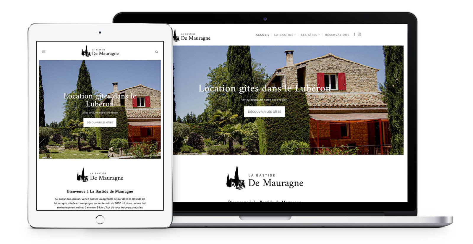 Création site internet gite location vacance