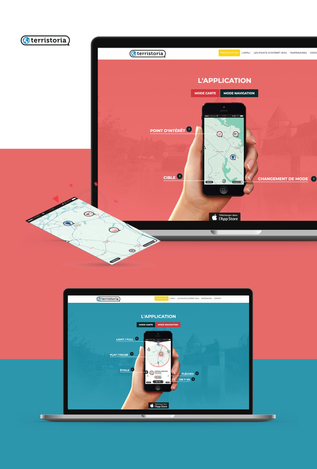 webdesign site one page application Villefranche sur Saone