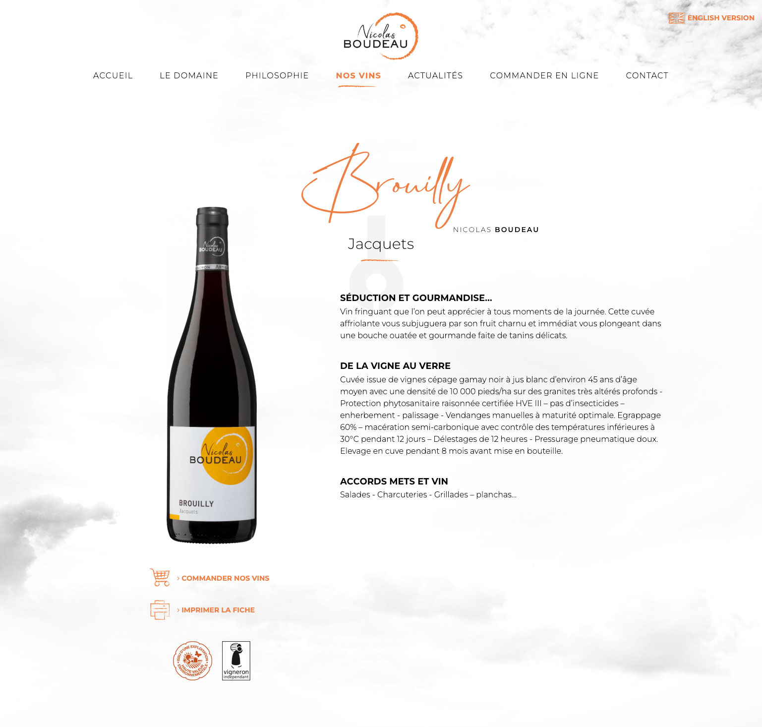 fiche-vin-Brouilly-Jacquets-Domaine-Nicolas-Boudeau webdesign fiche vin