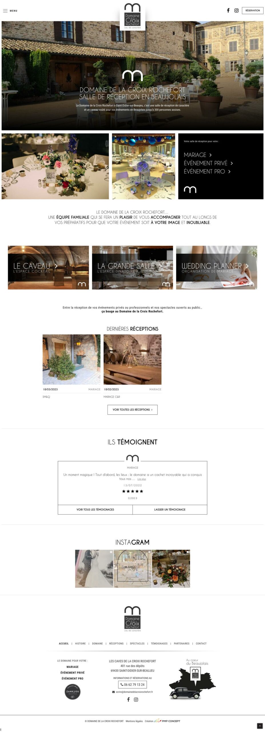 Domaine-de-la-Croix-Rochefort-Salle-de-réception-en-Beaujolais Création site internet gite location vacance