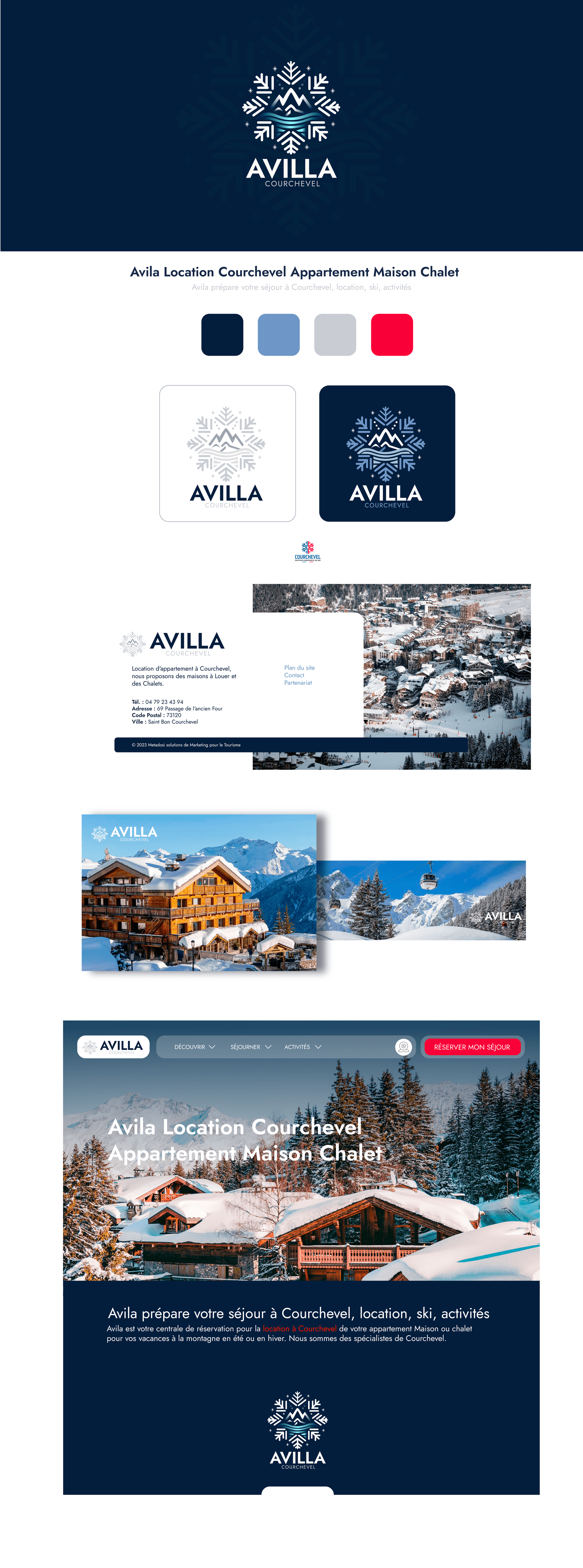 webdesign avila location montage chalet